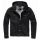 Cradock denim hoodjacket-Black