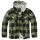 Hooded Lumberjacket-Black/olive