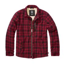 Brandit Sherpa jacket-Red/black