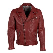 GM Leather jacket 1201-0519-Wine red