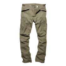 M65 Heavy satin cargo pants-Olive