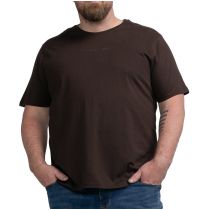 Petrol T-shirt 3040-6030 Plus size-Espresso