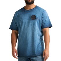 Petrol T-shirt 1050-6070 Plus size-Navy blue