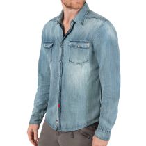 TZ Denim shirt 10164-Sky blue