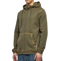 Urban contrast zip Hoody 3944-Olive