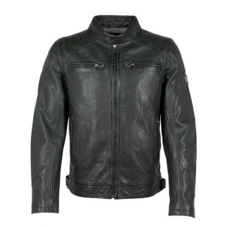 GM Leather jacket 1201-0642-Dark green