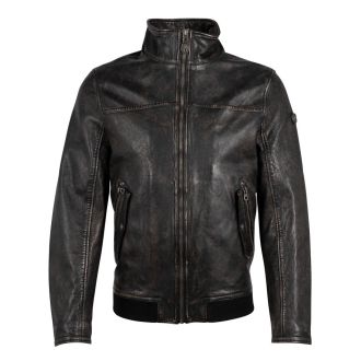 GM Leather jacket 1201-0515-Antigue black