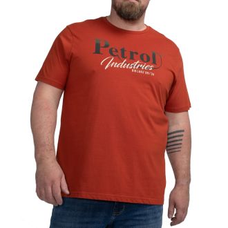 Petrol T-shirt 3040-6020 Plus size-Warm chili