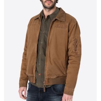 TZ Biker jacket 10073-Rust brown