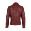 GM Leather jacket 1201-0468-Wine red