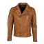 GM Leather jacket 1201-0656-Mustard