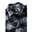 Jeff fleece Shirt Jacket-Black-grey