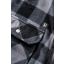 Jeff fleece Shirt Jacket-Black-grey