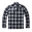 Jeff fleece Shirt Jacket-Black-grey