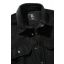 Jeff fleece Shirt Jacket-Black