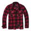 Jeff fleece Shirt-Red/black