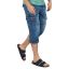 Timezone Miles denim 3/4 shortsit-Middle blue