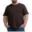 Petrol T-shirt 3040-6030 Plus size-Espresso