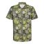 Petrol shortsleeve shirt 1030-432-Olive